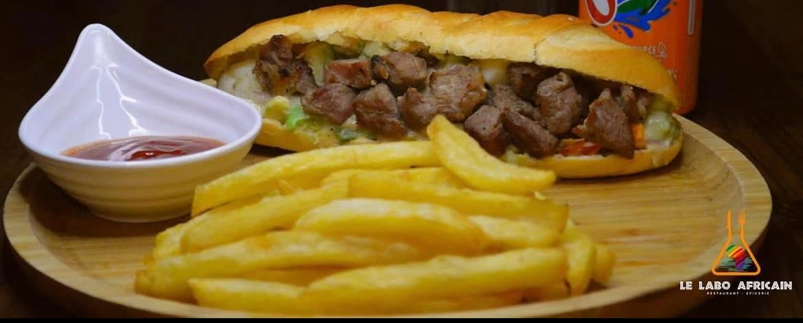 Sandwich Kefta (poulet ou dibi d'agneau)