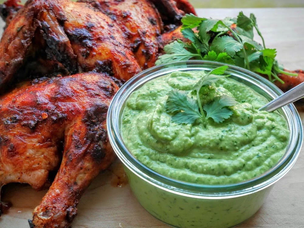 Poulet Sauce verte